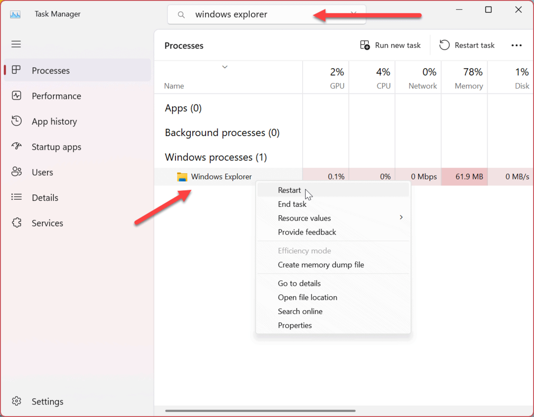 Napraw czarny ekran w systemie Windows 11