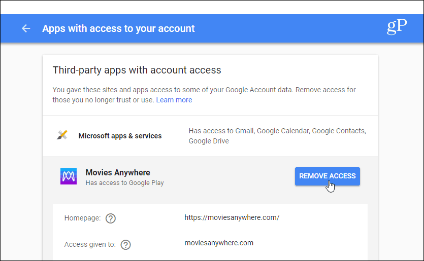 Aplikacje innych firm z dostępem do konta Gmail