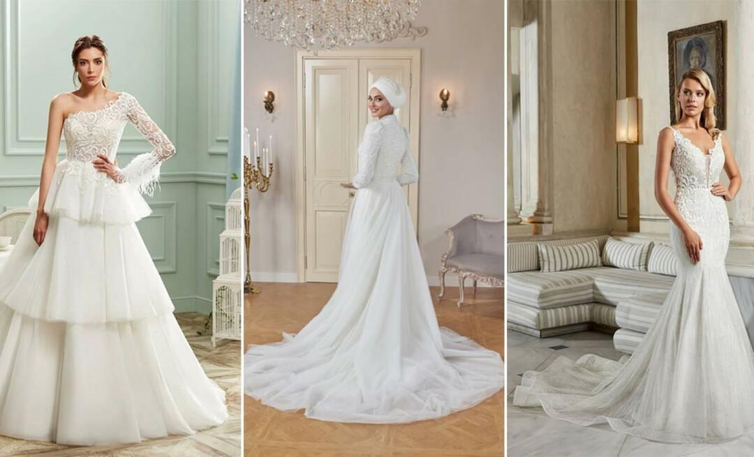 Wprowadzono suknie ślubne 2023! Suknie ślubne targów IF Wedding Fashion İzmir 2023