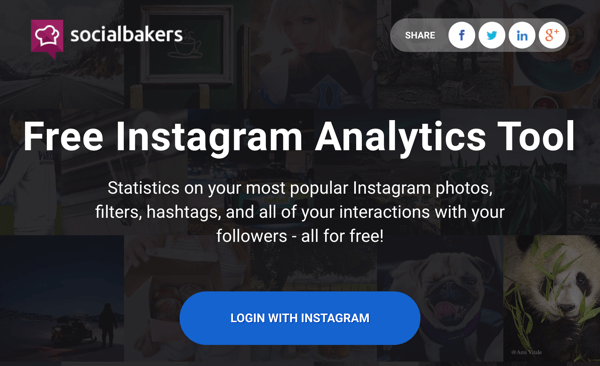 Zaloguj się na Instagramie, aby uzyskać dostęp do bezpłatnego raportu Socialbakers.