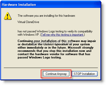 Zamontuj obraz ISO w systemie Vista
