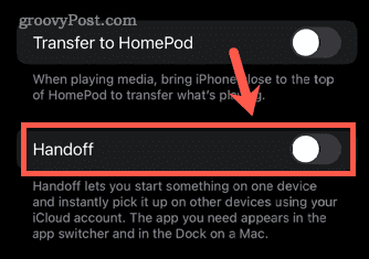 Przekazanie do iphone'a mac