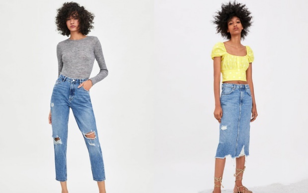 Modele jeansowe Zara