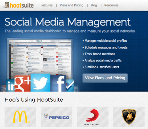 pulpit nawigacyjny hootsuite