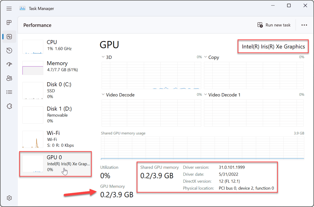 Sprawdź swoją kartę graficzną w systemie Windows 11