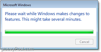 poczekaj, aż Windows 7 wyłączy się, tj. 8