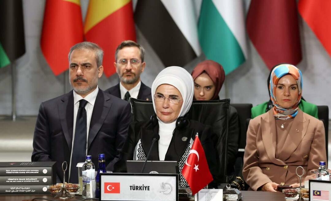Pierwsza dama Erdoğan: „Jesteśmy zobowiązani zrobić więcej niż tylko wylewać łzy, aby powstrzymać masakrę”