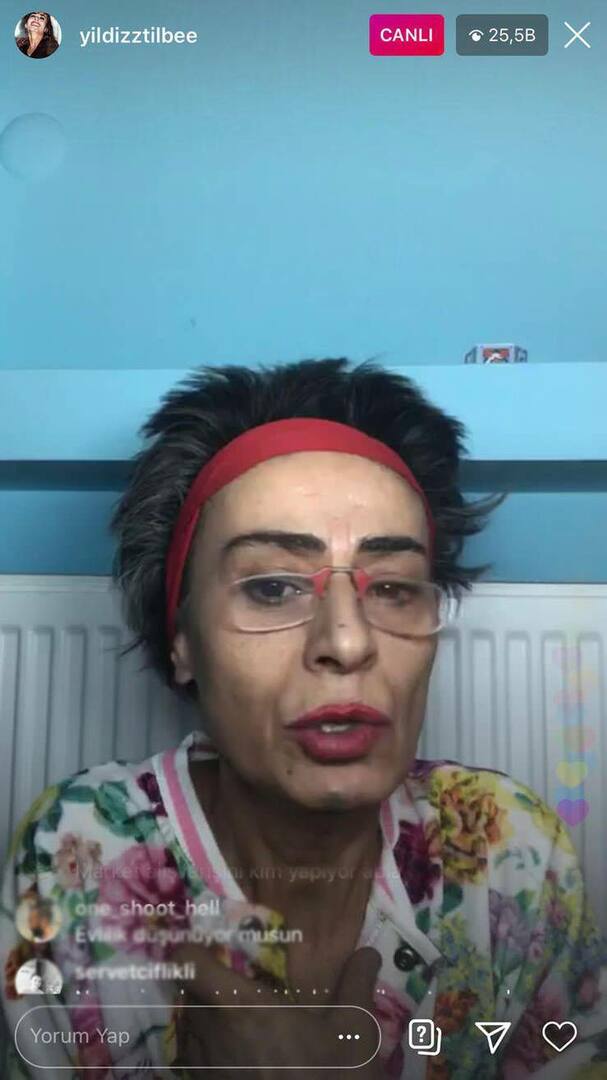 Makijaż wideo, który rozśmiesza Yıldıza Tilbe