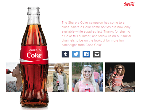 coca-cola ma wspólny obraz kampanii coli
