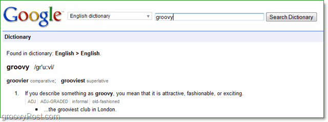 wyszukaj swoje trudne słowa za pomocą słownika Google