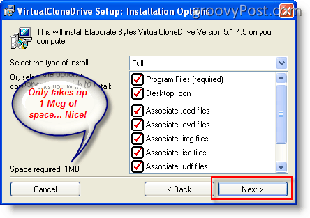 Zamontuj obraz ISO w systemie Windows XP