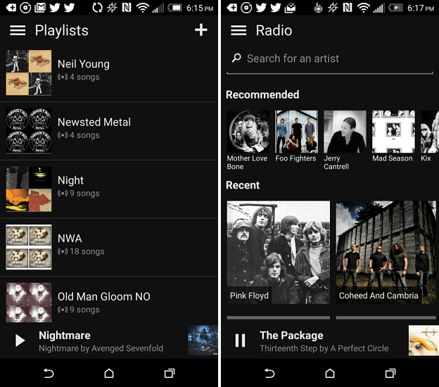 Groove Music na Androida