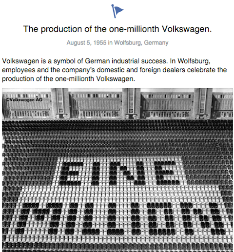 Obraz historii Volkswagena