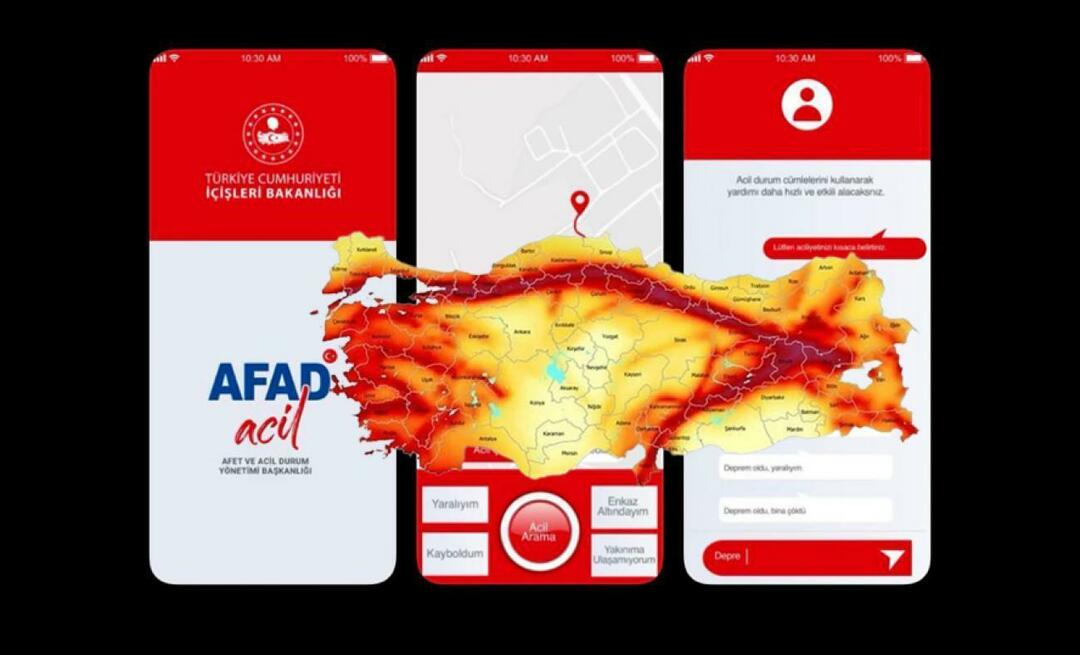 Czy w aplikacji AFAD kwestionuje się ryzyko trzęsienia ziemi w domu? Aplikacja mapy trzęsień ziemi firmy AFAD