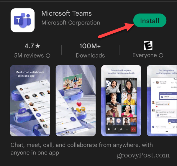 Jak zainstalować Microsoft Teams na Androidzie