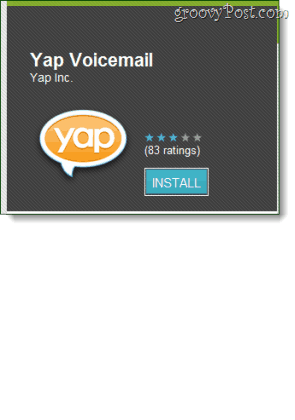 Poczta głosowa Yap z rynku Android
