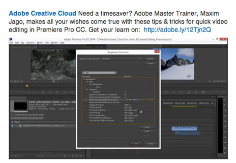 treści Adobe Creative Cloud na linkedin