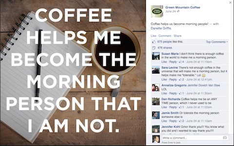 obraz na instagramie zielona górska kawa