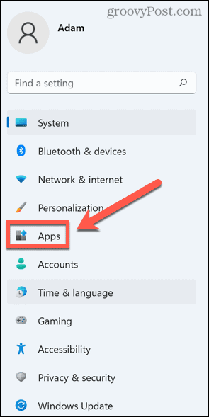 Windows 11 menu aplikacji