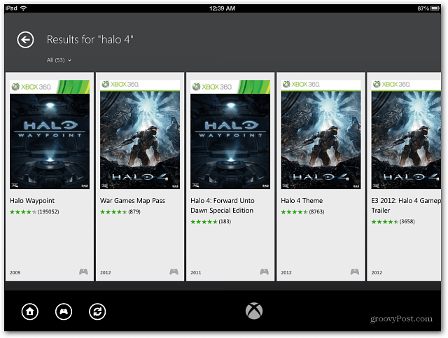 Gry Xbox SmartGlass na iPadzie
