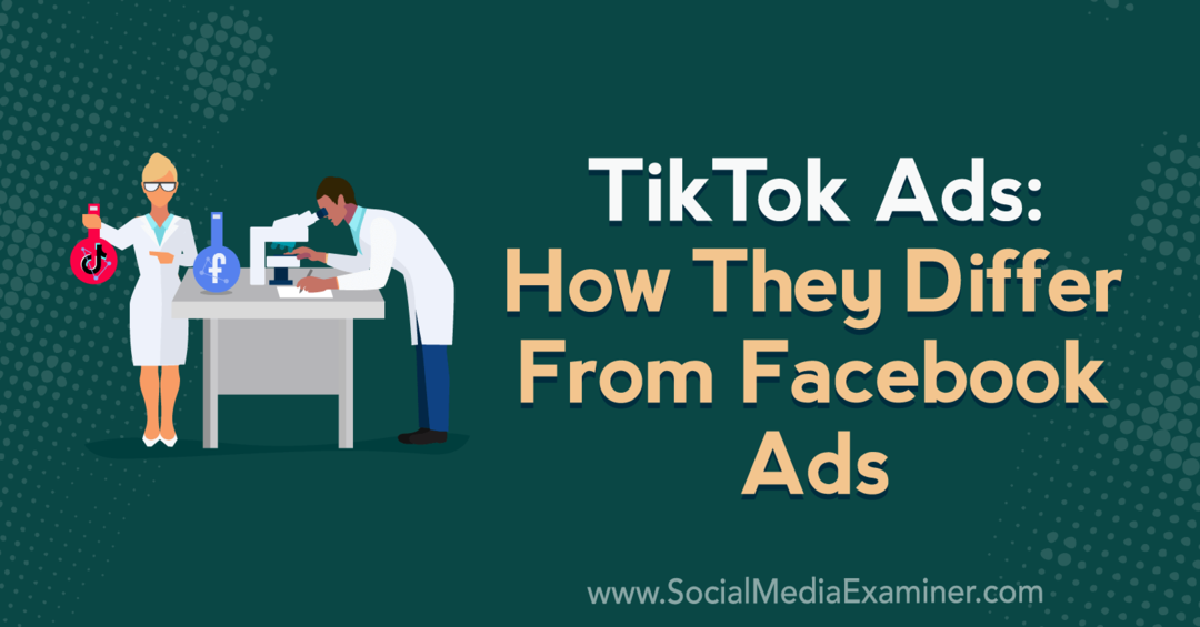 Reklamy TikTok: czym różnią się od reklam na Facebooku, które zawierają spostrzeżenia Caleba Robertsa na temat podcastu marketingu w mediach społecznościowych.