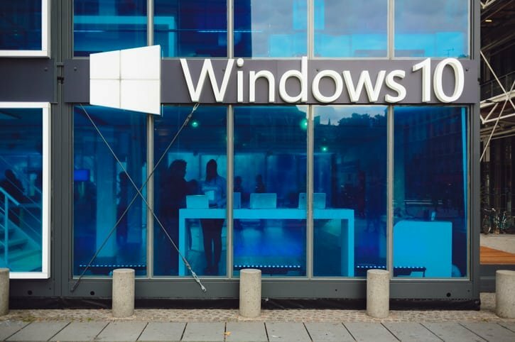 Pawilon promocyjny Microsoft Windows 10