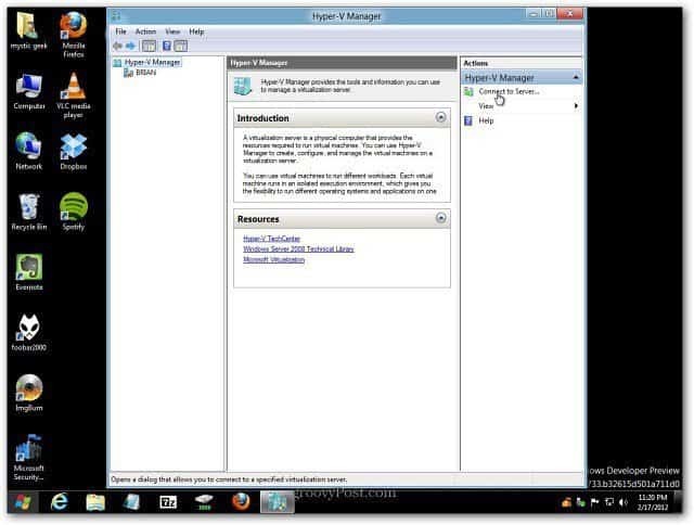 Windows 8: Włącz Hyper-V do tworzenia i zarządzania maszynami wirtualnymi