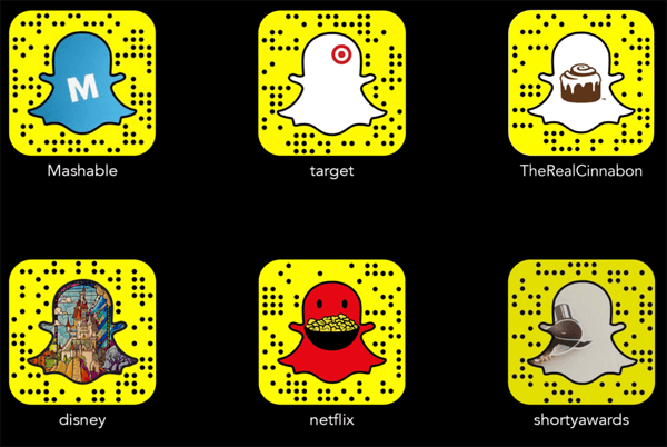 przeglądaj snapcodes