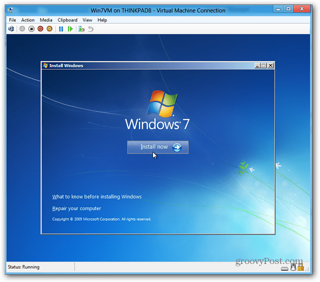 zainstaluj Windows 7