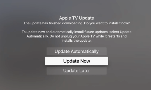 4 aktualizacje Apple TV