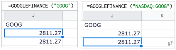 Śledź zapasy w Arkuszach Google z giełdą i bez niej