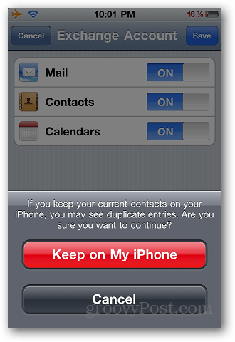 Prześlij kontakty iPhone 7