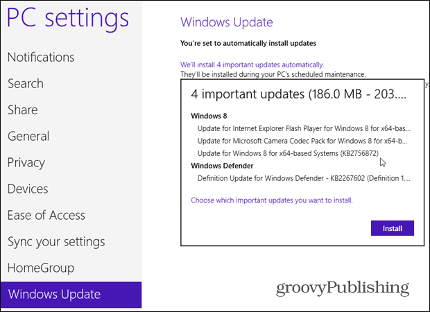 Instrukcja Windows Update Windows 8