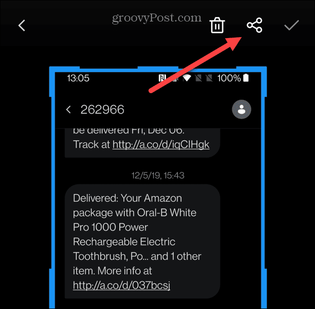 Drukuj wiadomości tekstowe na Androida