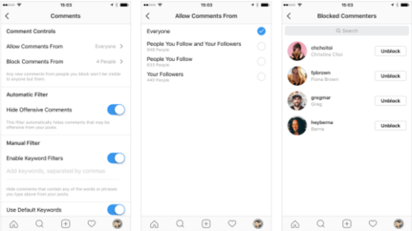 Instagram dodaje nowe funkcje, które pozwalają użytkownikom kontrolować, kto może komentować Twoje posty.