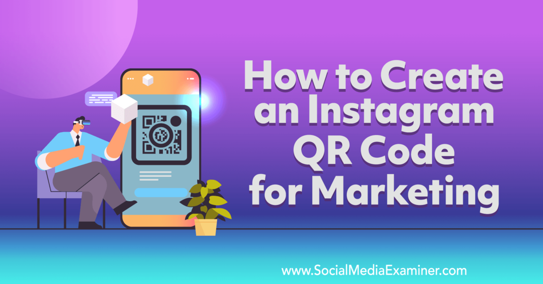 Jak utworzyć kod QR na Instagramie dla eksperta ds. marketingu i mediów społecznościowych