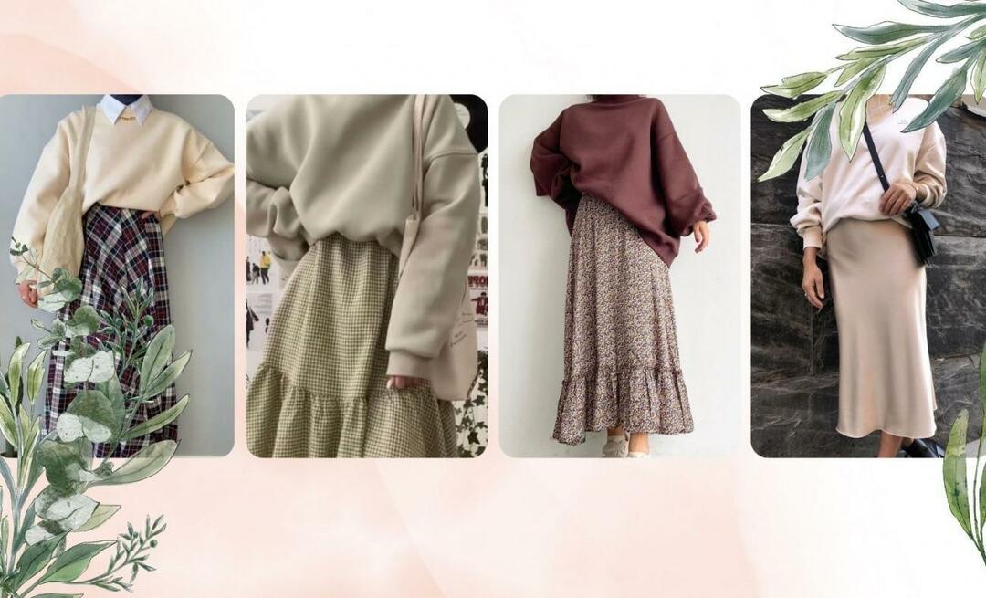 Jak łączyć satynowe spódnice? Jak zrobić kombinację spódnicy z hidżabu? Co założyć do spódnicy?