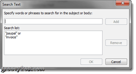 Foldery wyszukiwania programu Outlook 2010
