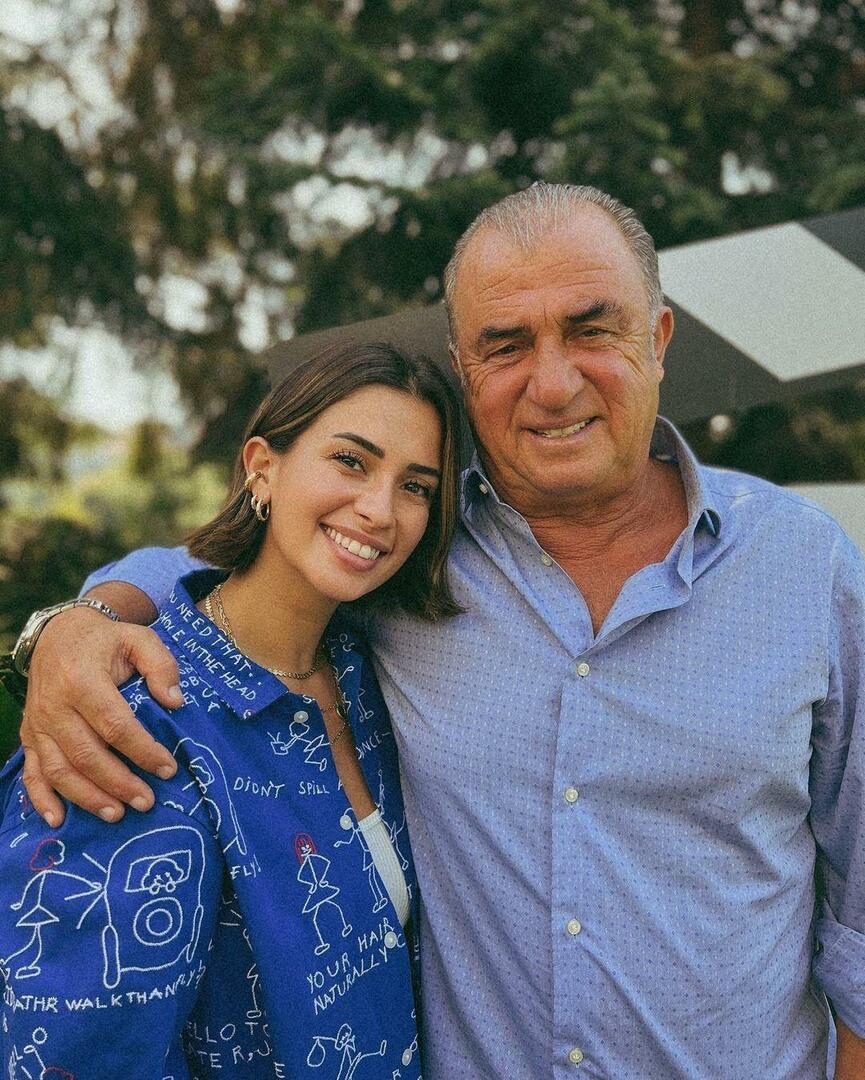 Fatih Terim i jego córka Buse Terim