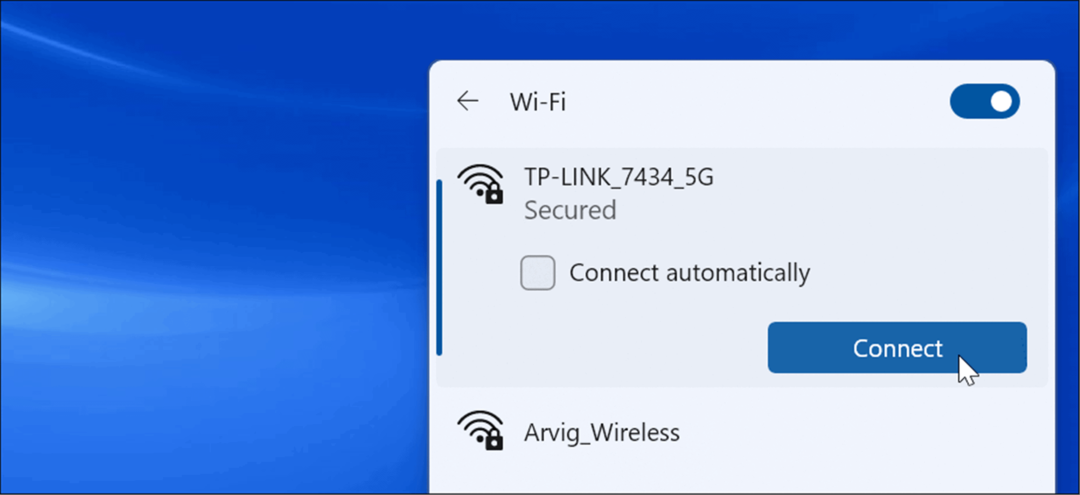 połącz okna Wi-Fi 11