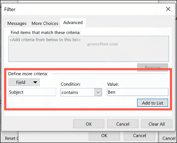 Zaawansowane reguły formatowania warunkowego w programie Outlook