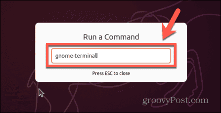 terminal uruchamiania ubuntu