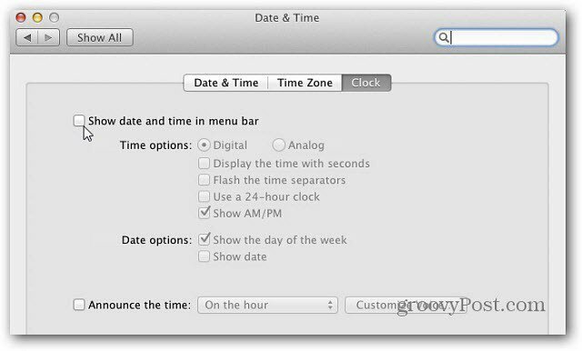 Mac OS X: Dodaj podstawowy kalendarz do paska menu