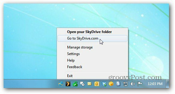 Przejdź do SkyDrive