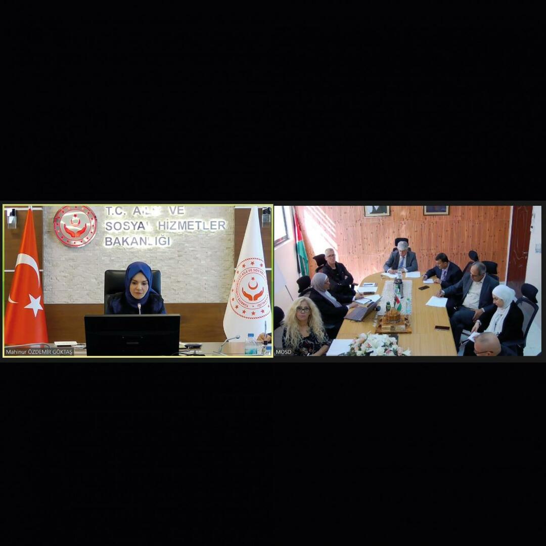Spotkanie Ministra Rodziny i Opieki Społecznej Mahinura Özdemira Göktaşa Palestyny 