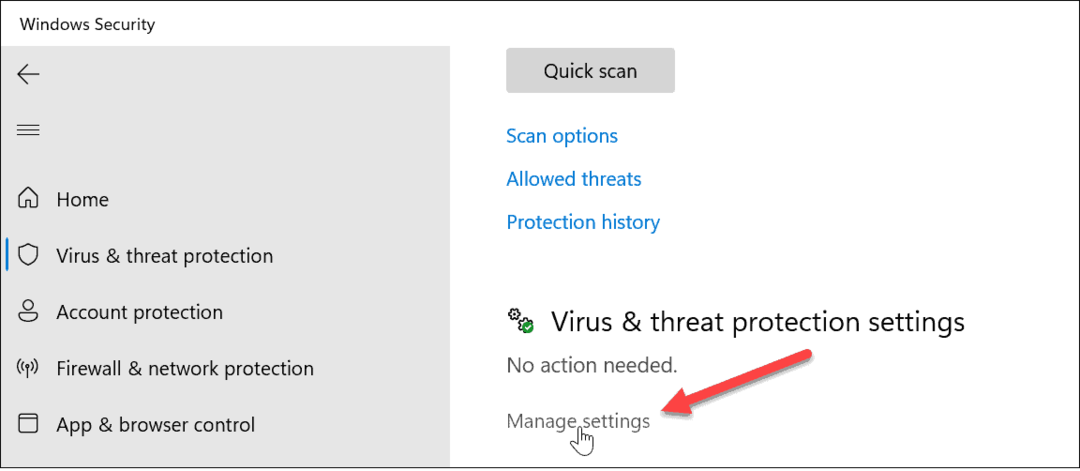 Włączanie lub wyłączanie ochrony przed manipulacją w systemie Windows 11