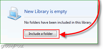 jak dołączyć nowy folder do nowej biblioteki w Windows 7