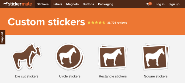 Strona główna Sticker Mule.