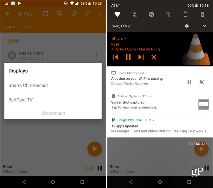 Obsługa Chromecasta dla Androida VLC