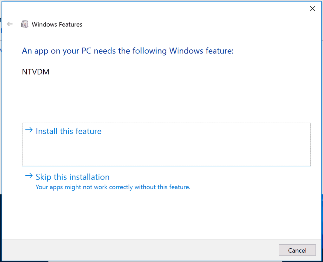 Jak włączyć obsługę 16-bitowych aplikacji w systemie Windows 10